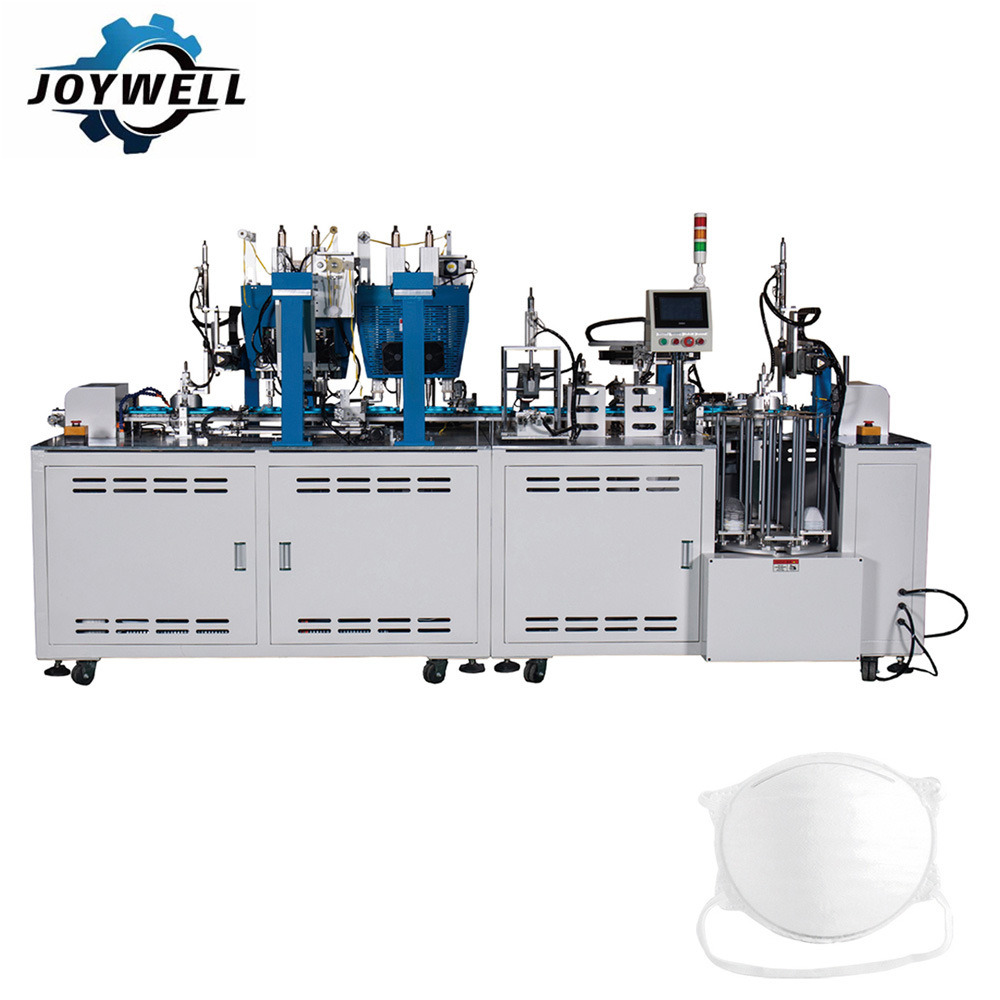 Fully Automatic Production Process Cup Shape Mask Earloop Welding Machine